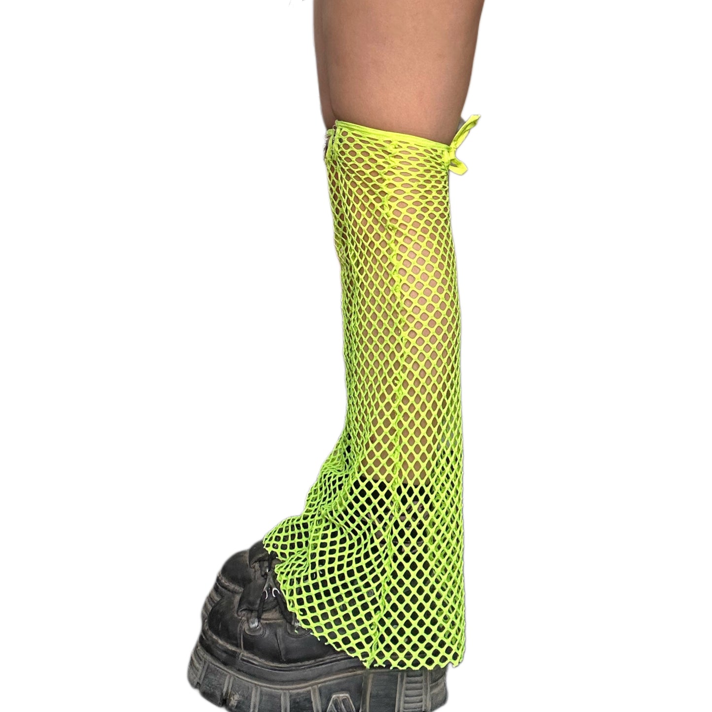 HOLY DIVINITY LEG WARMERS - LIME GREEN