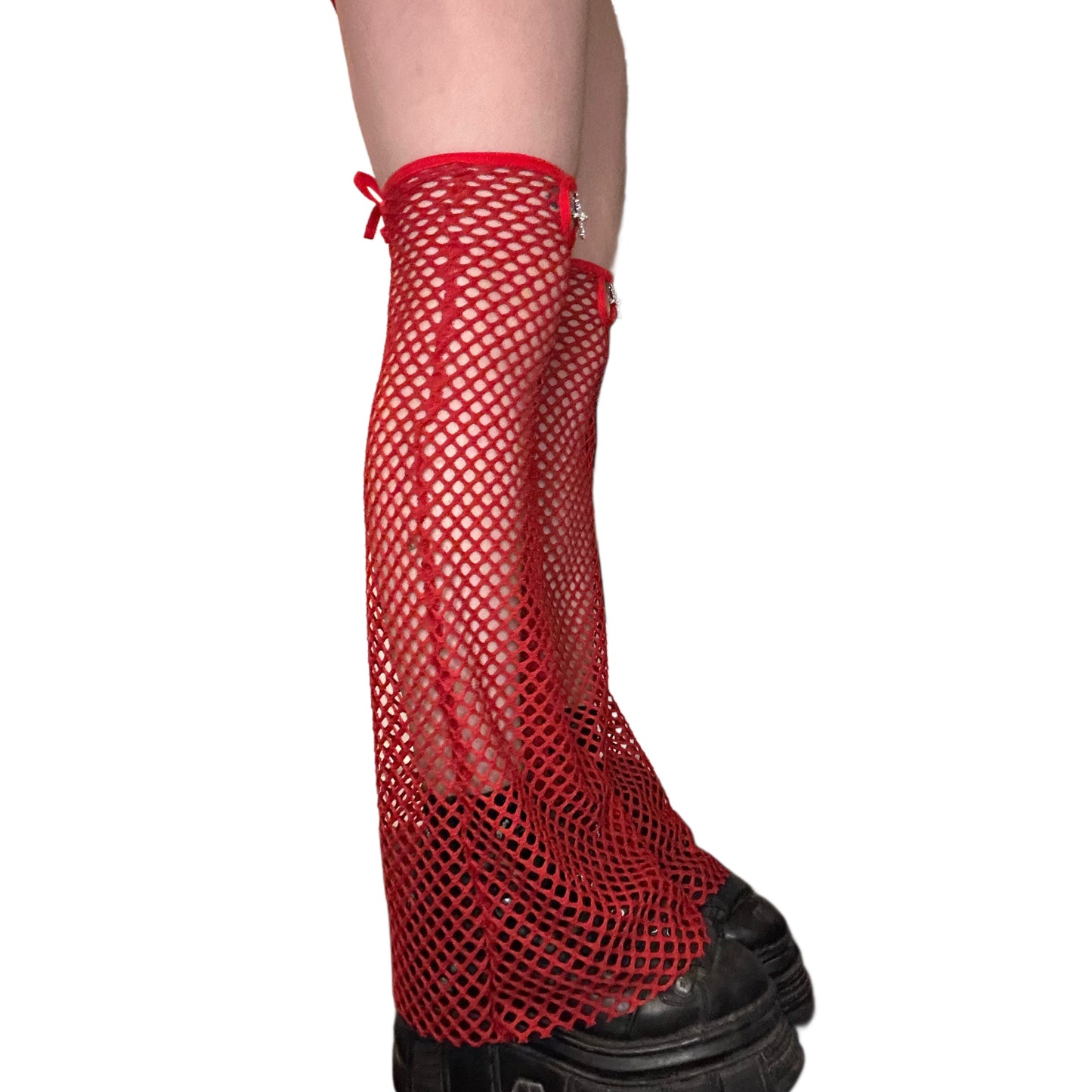 HOLY DIVINITY LEG WARMERS - RED