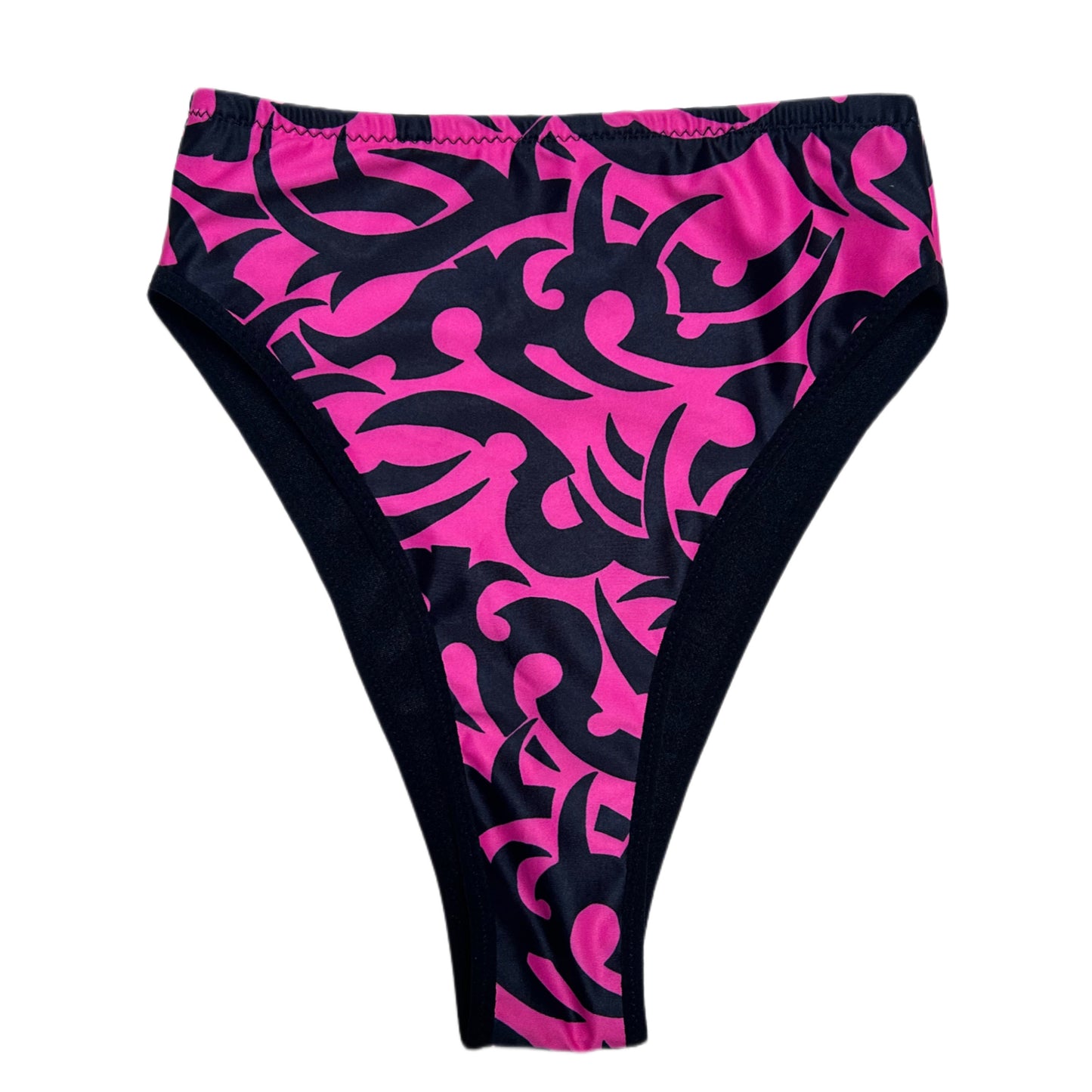 PINK TRIBAL HIGH WAIST BOTTOMS