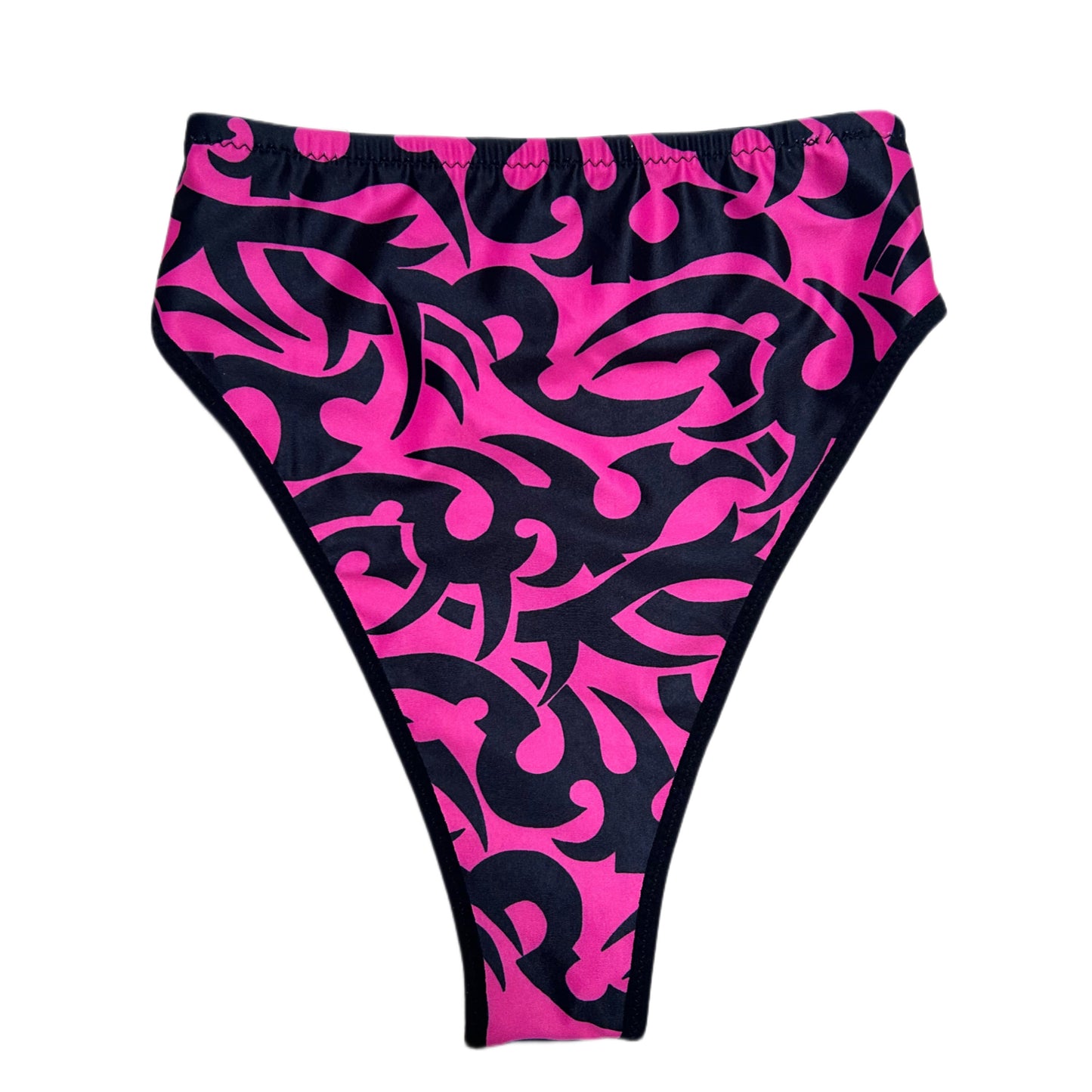 PINK TRIBAL HIGH WAIST BOTTOMS