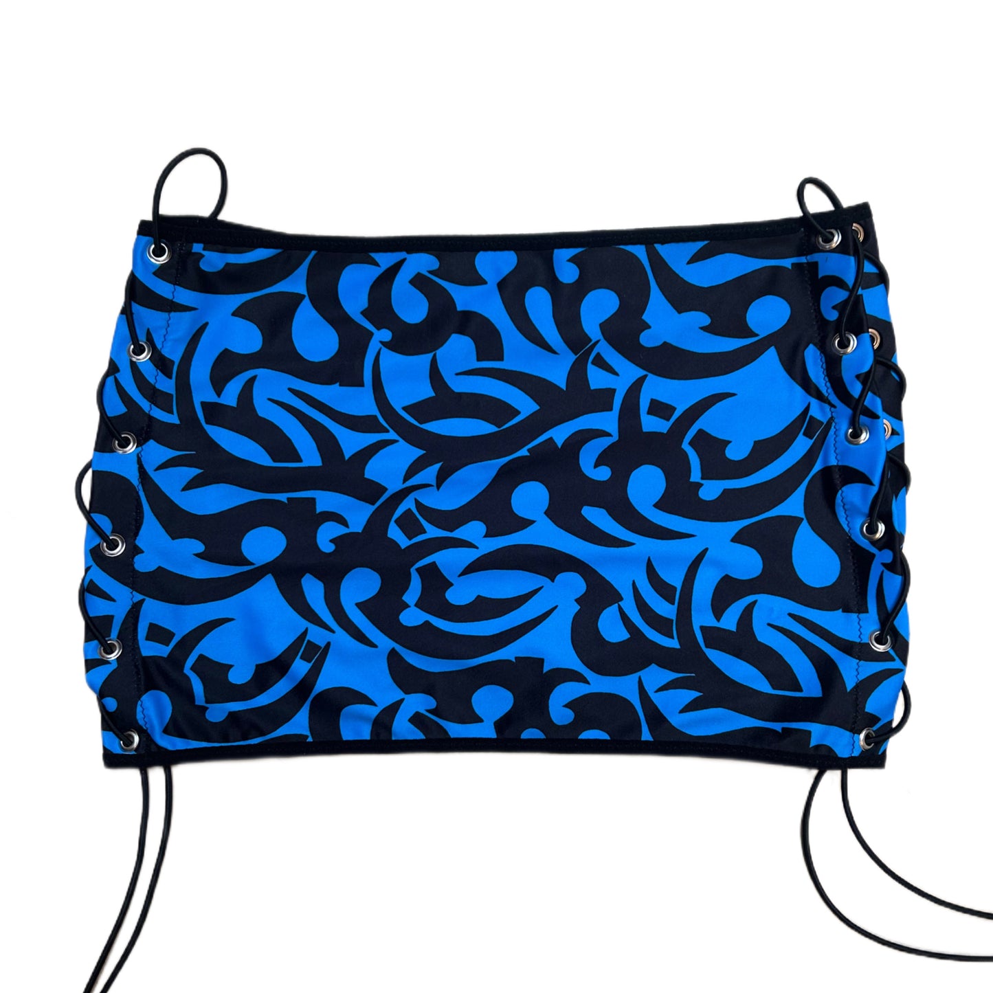 BLUE TRIBAL SKIRT