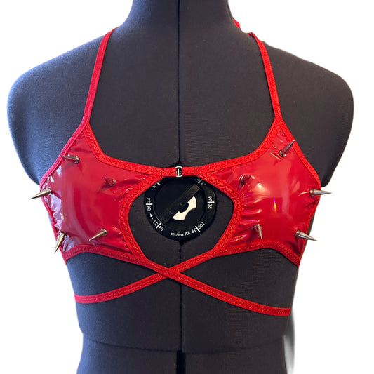 HELLS ANGEL - SPIKED KINI TOP