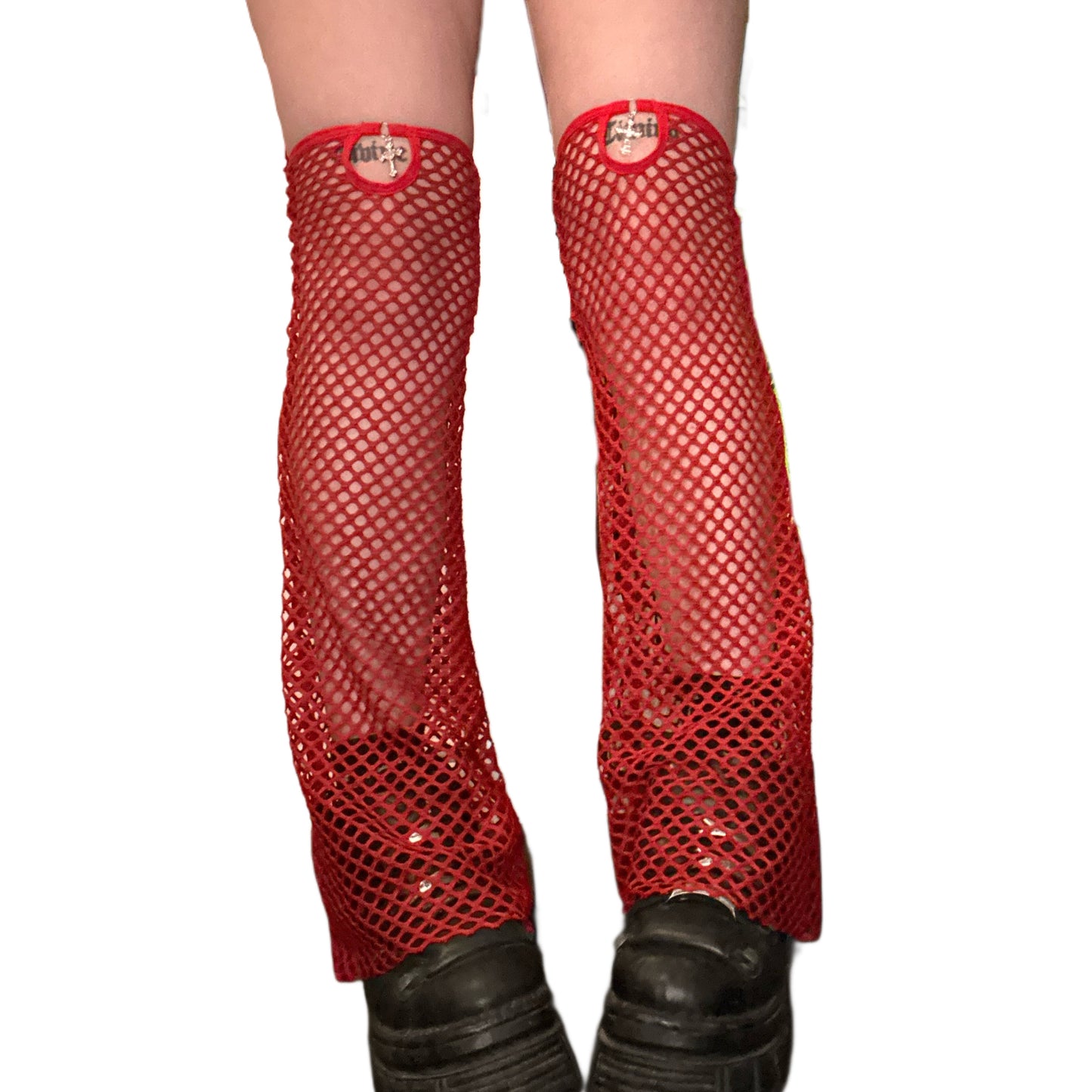 HOLY DIVINITY LEG WARMERS - RED
