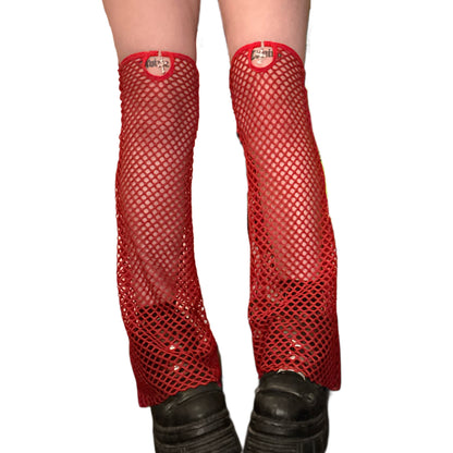HOLY DIVINITY LEG WARMERS - RED