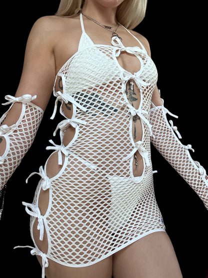 HOLY DIVINITY DRESS - OFF WHITE