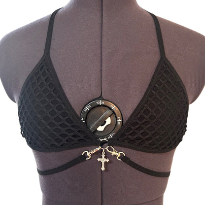 HOLY DIVINITY KINI TOP - BLACK